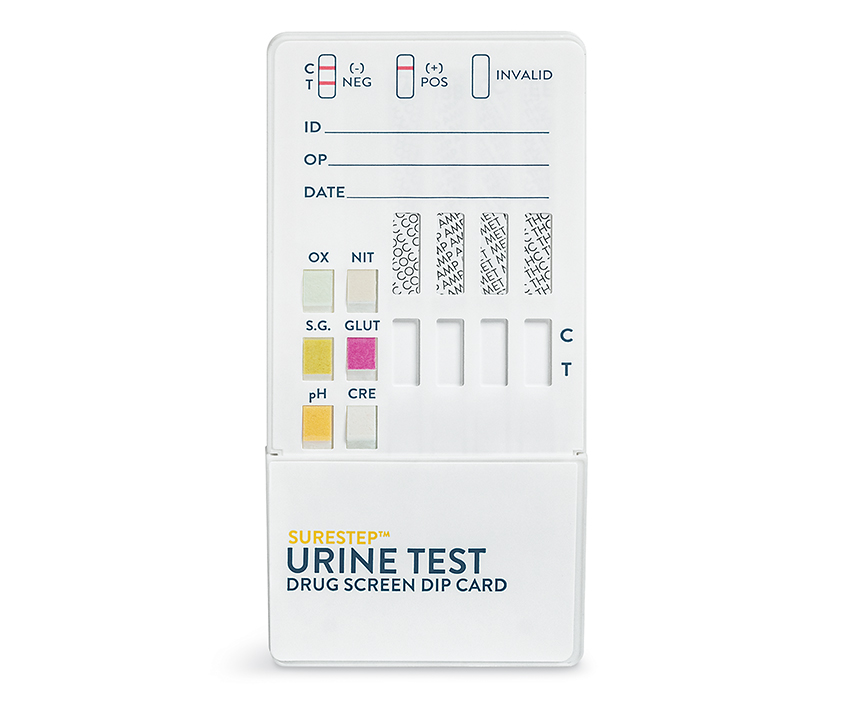 SureStep Urine Test Drug Screen Dip Card
